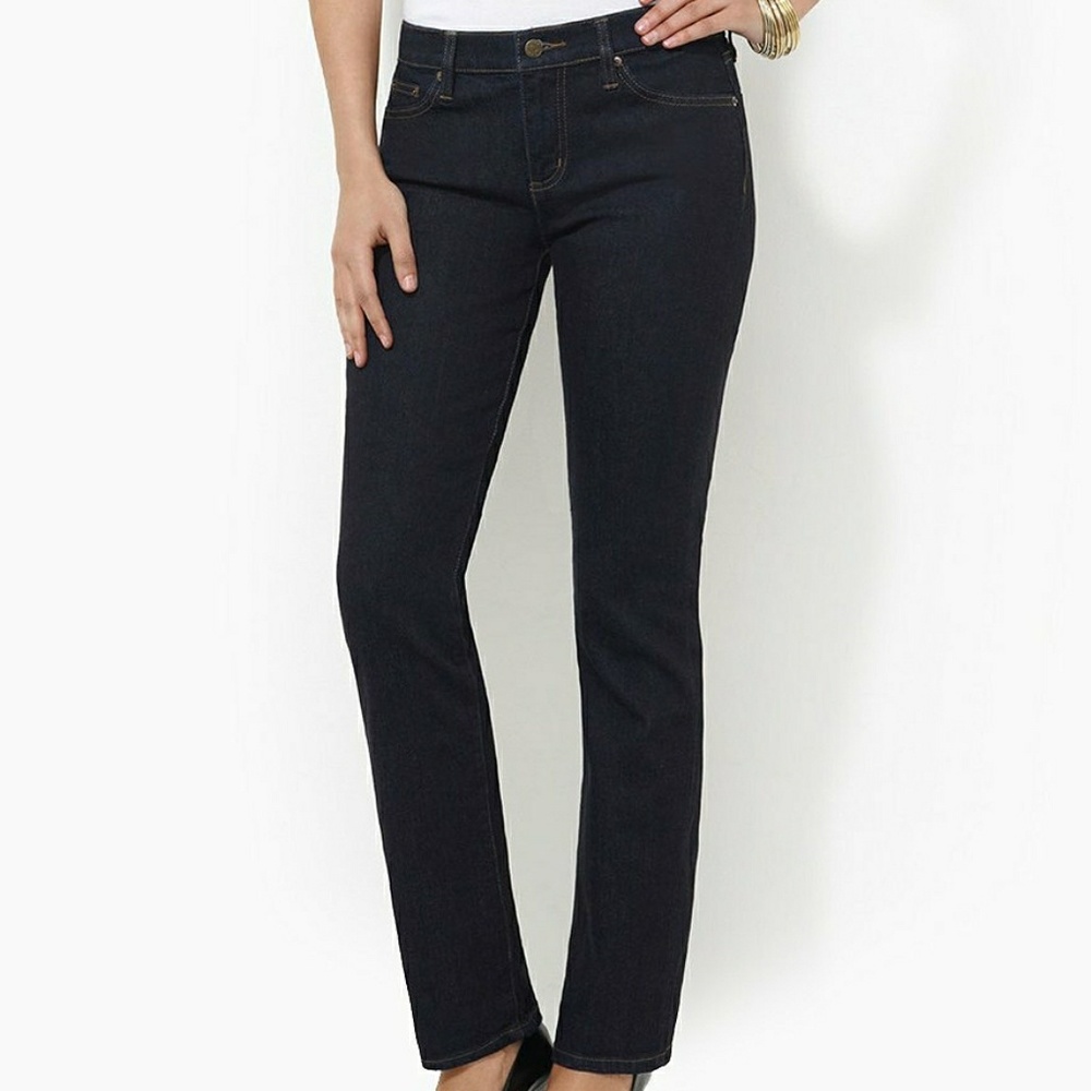 Ralph Lauren Women's Dark Blue Jeans Size 12P